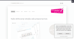 Desktop Screenshot of mixer.si